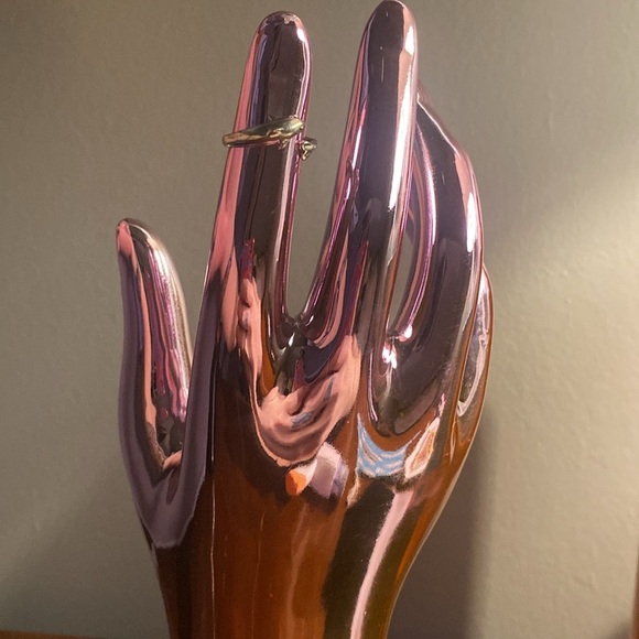 Sterling silver stamped .925 adjustable toe ring - Picture 7 of 7